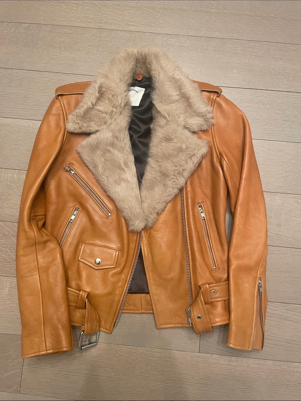Understated leather Jacket XS
